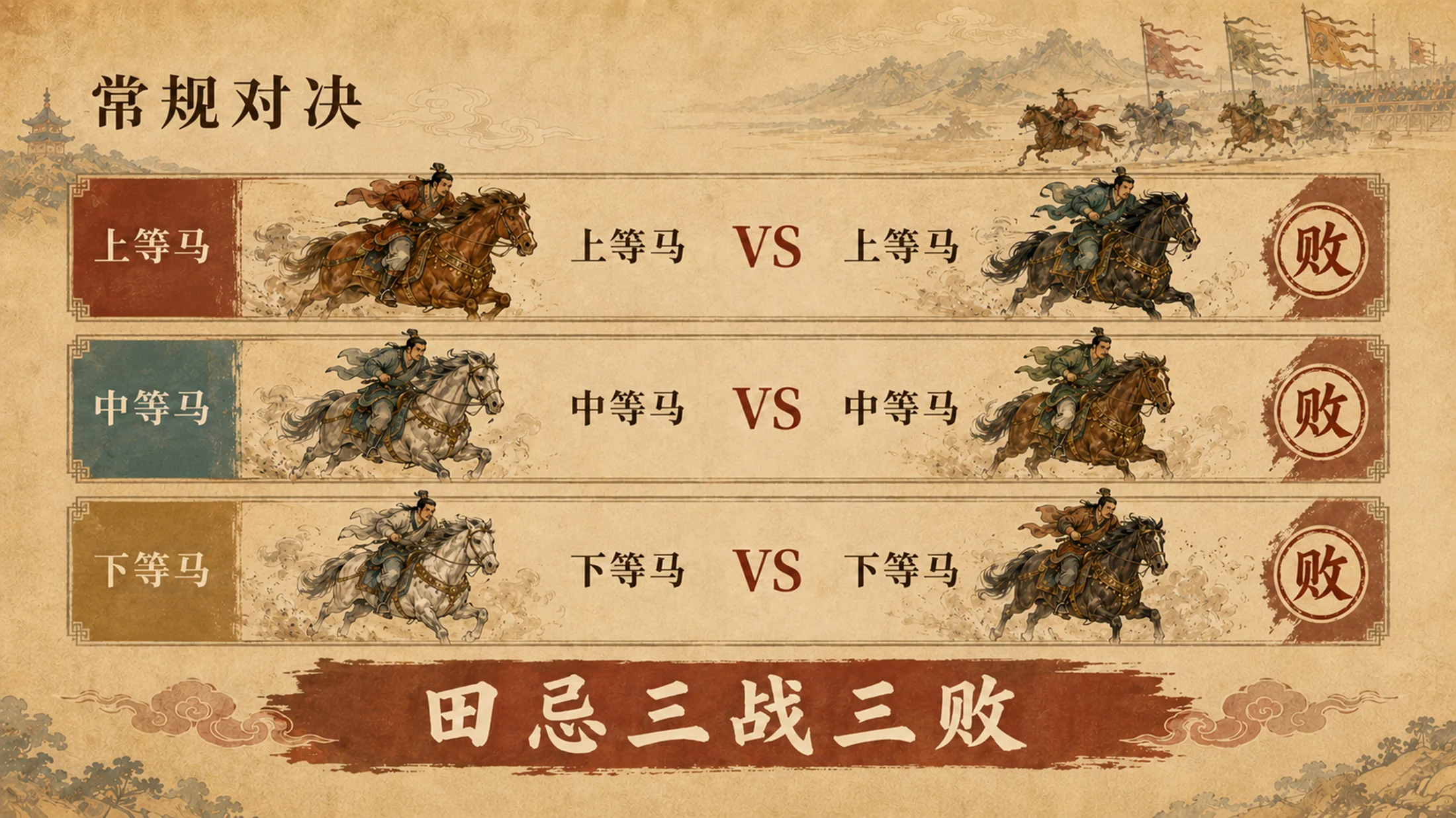 部编版小学语文五年级下册《田忌赛马》PPT课件｜历史智慧故事公开课模板 - 预览图8