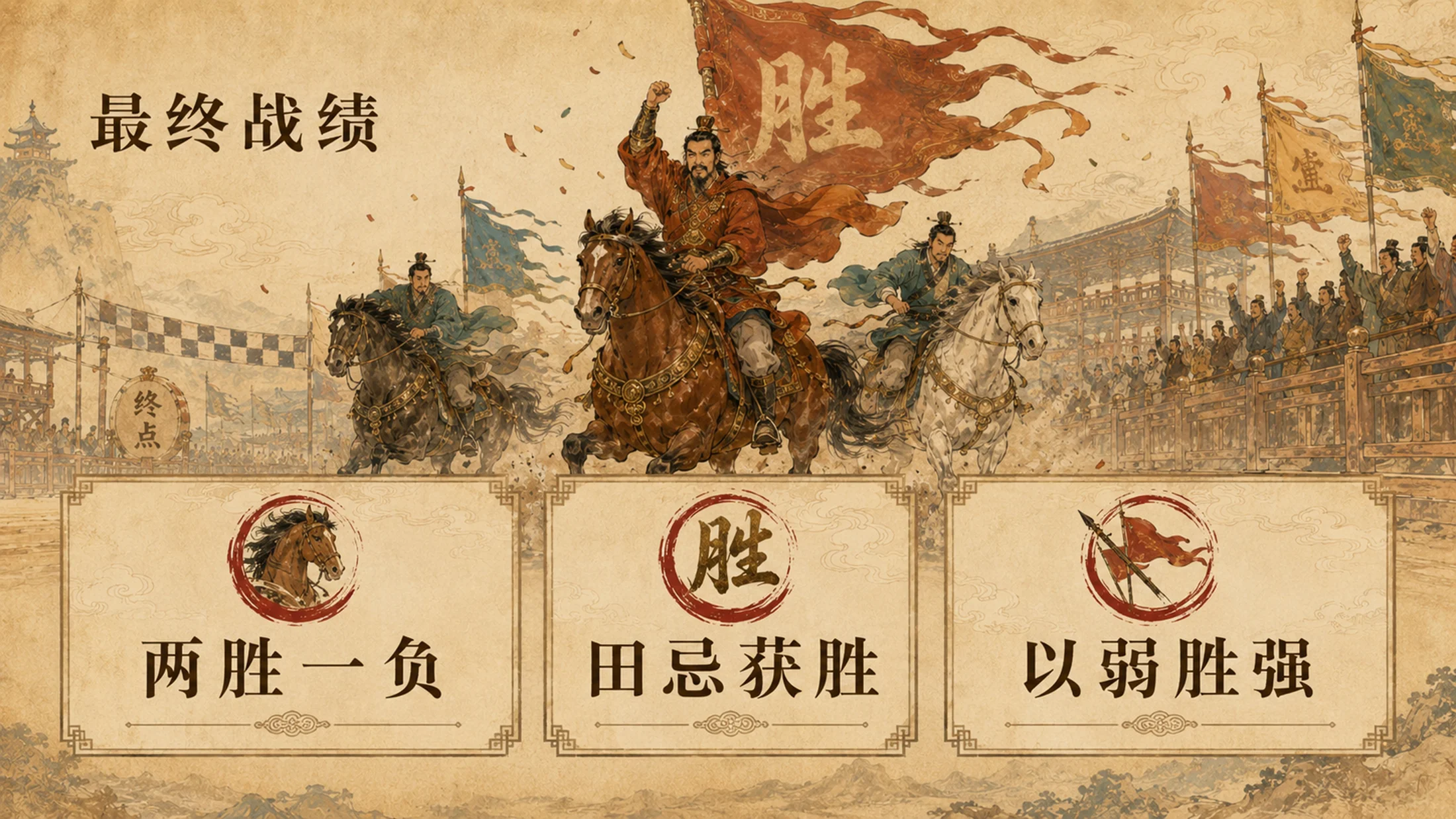 部编版小学语文五年级下册《田忌赛马》PPT课件｜历史智慧故事公开课模板 - 预览图10