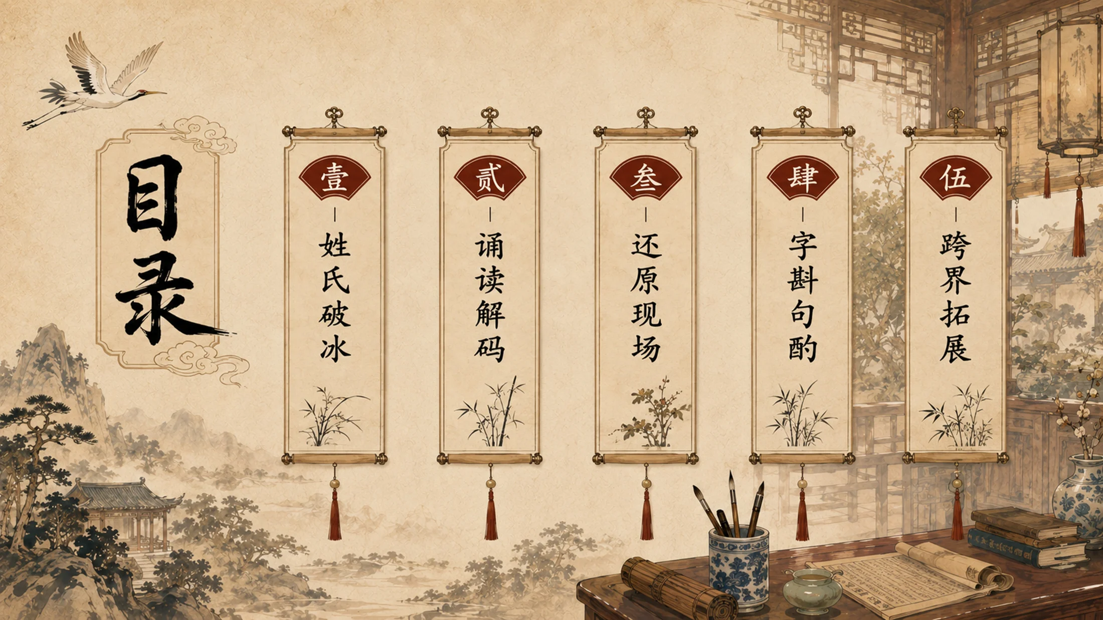 部编版小学语文五年级下册《杨氏之子》PPT课件｜小学文言文启蒙公开课模板 - 预览图2