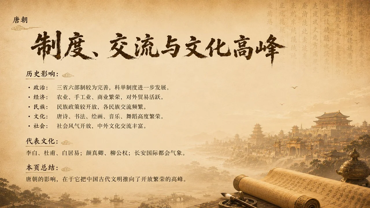 中国历史朝代与重要时期简介PPT - 预览图15