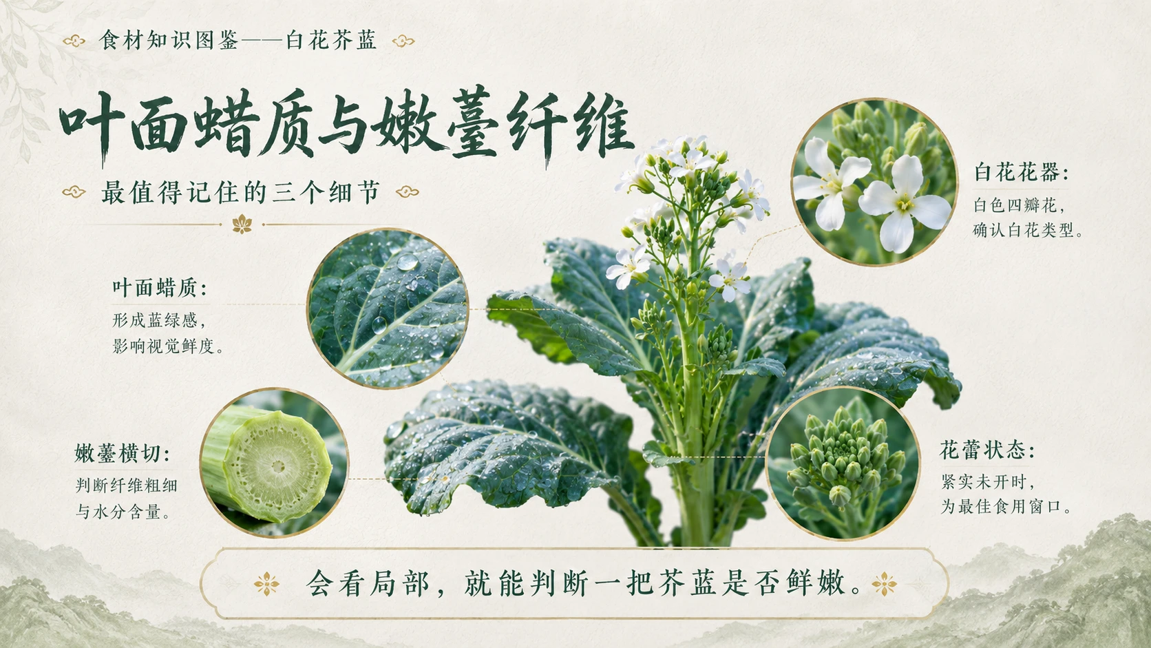 万物知识图鉴系列作品PPT——白花芥蓝 - 预览图7