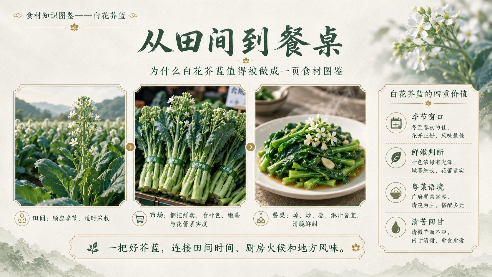 万物知识图鉴系列作品PPT——白花芥蓝 - 预览图9
