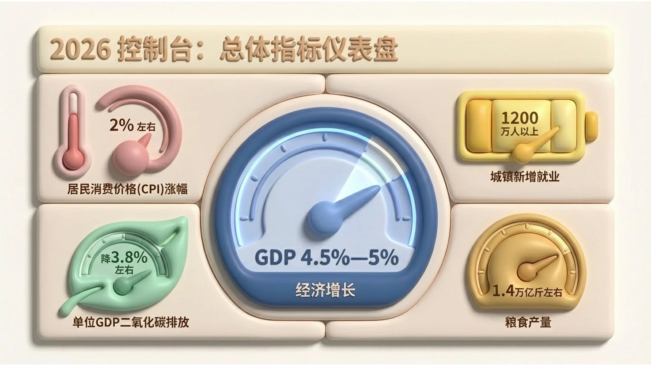 橡皮泥风格政府工作报告PPT - 预览图4