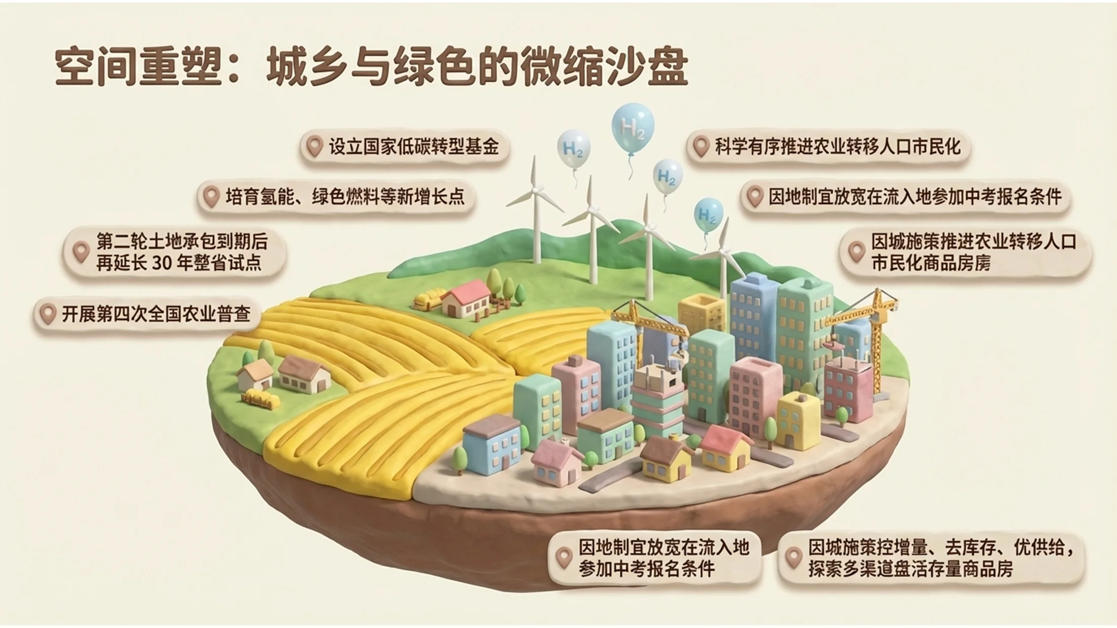 橡皮泥风格政府工作报告PPT - 预览图10