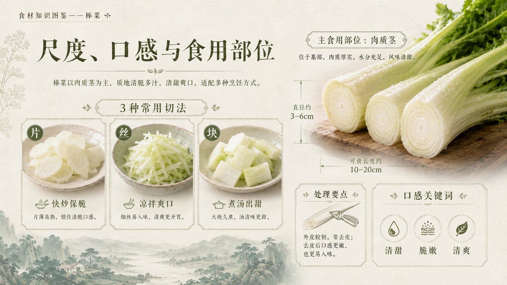 万物知识图鉴系列作品PPT——棒菜 - 预览图4