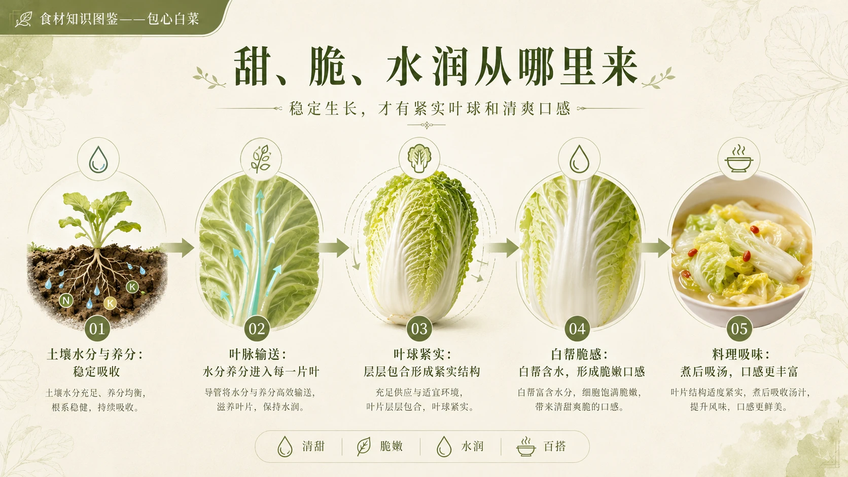 万物知识图鉴系列作品PPT——包心白菜 - 预览图6