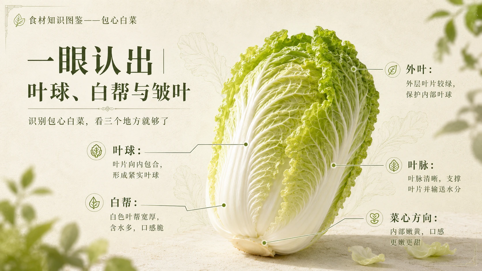 万物知识图鉴系列作品PPT——包心白菜 - 预览图10