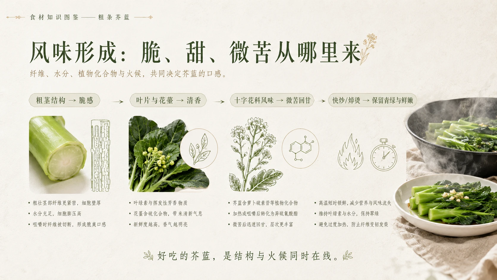 万物知识图鉴系列作品PPT——粗条芥蓝 - 预览图6