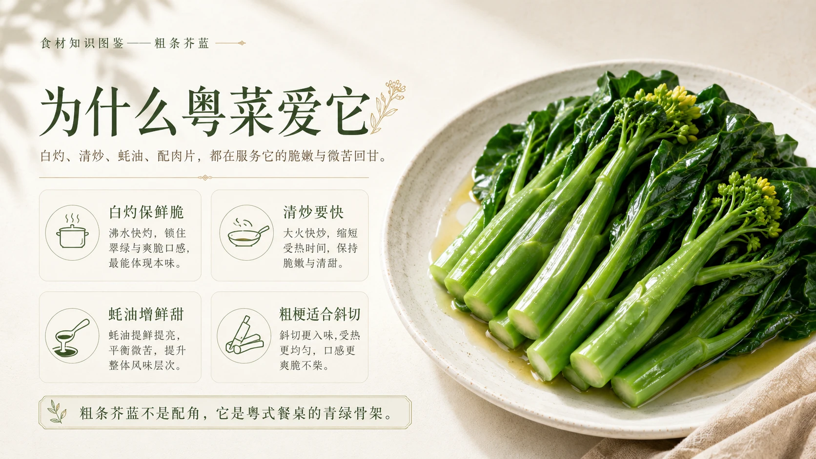 万物知识图鉴系列作品PPT——粗条芥蓝 - 预览图9