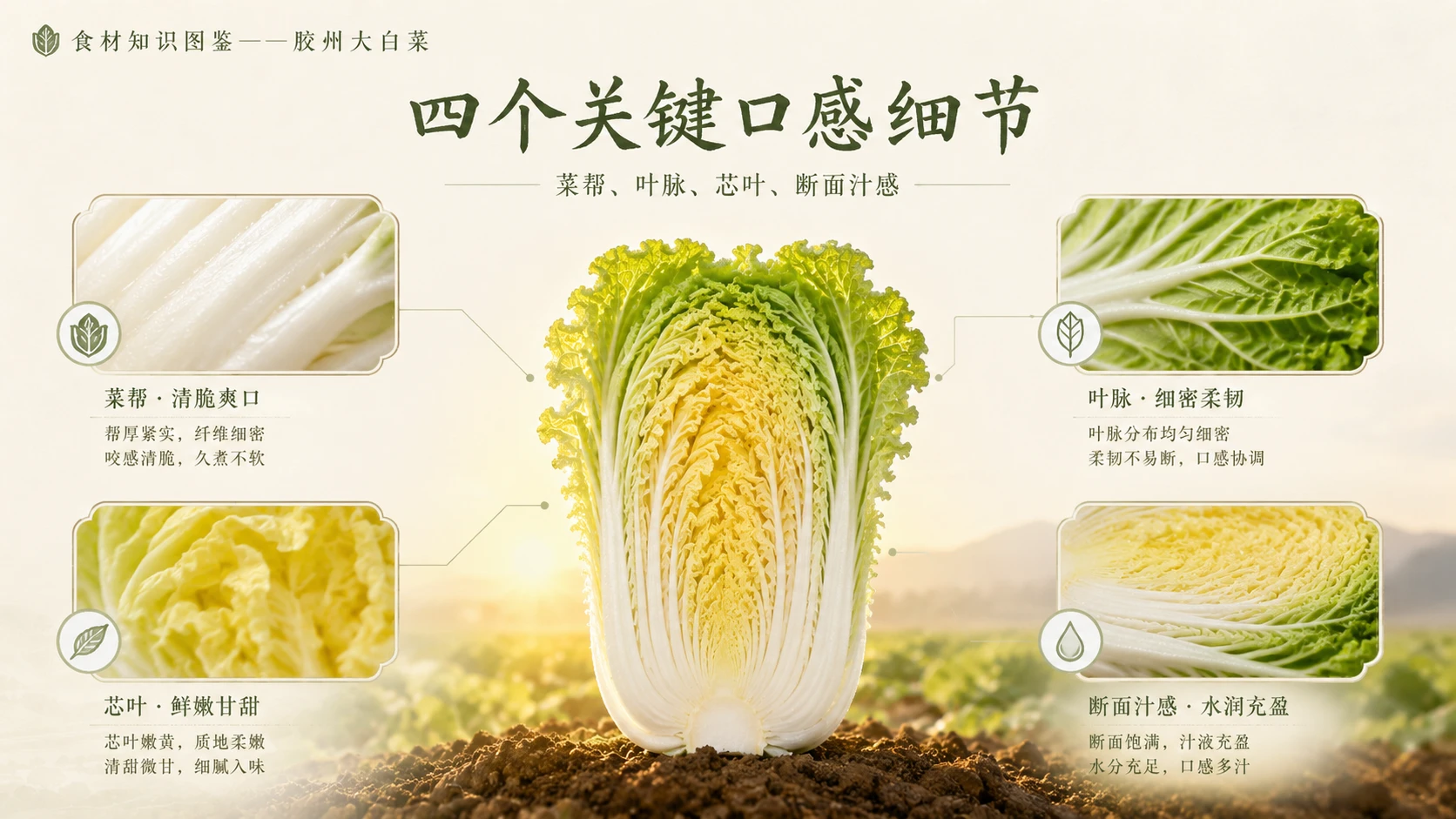 万物知识图鉴系列作品PPT——胶州大白菜 - 预览图7