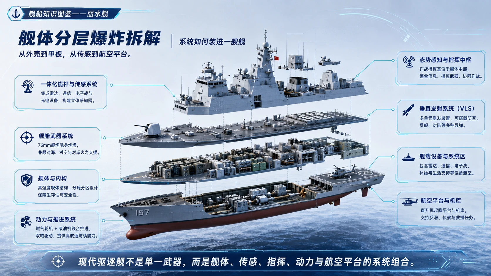 万物知识图鉴系列作品PPT——丽水舰 - 预览图5