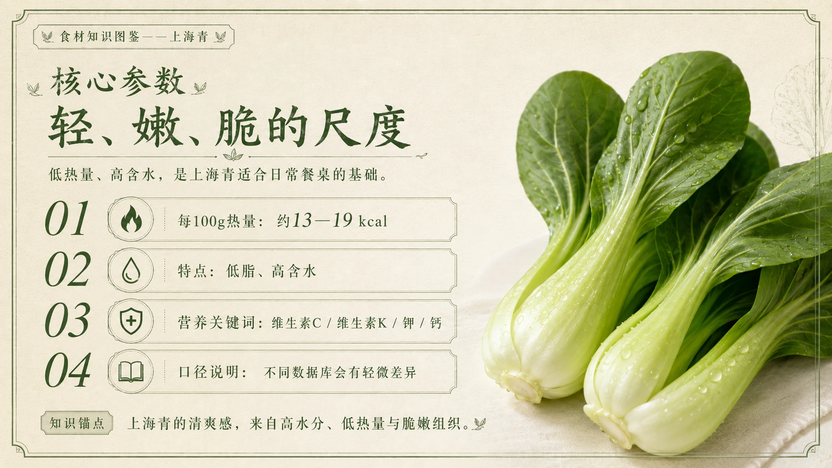 万物知识图鉴系列作品PPT——上海青 - 预览图4