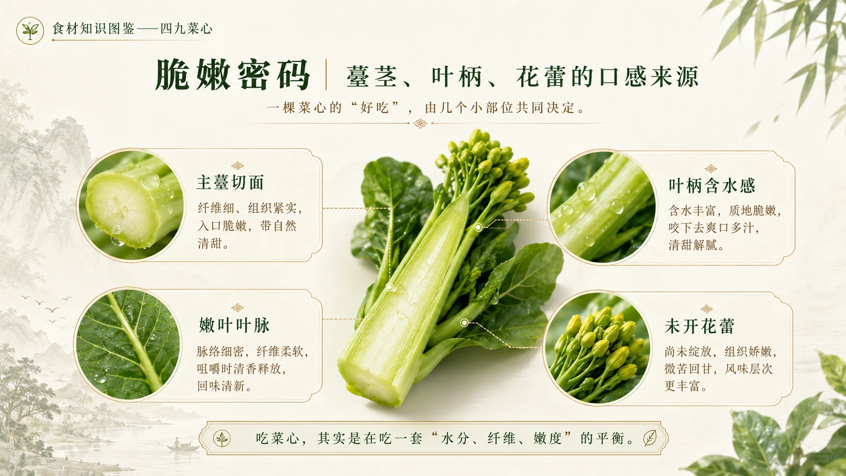 万物知识图鉴系列作品PPT——四九菜心 - 预览图7