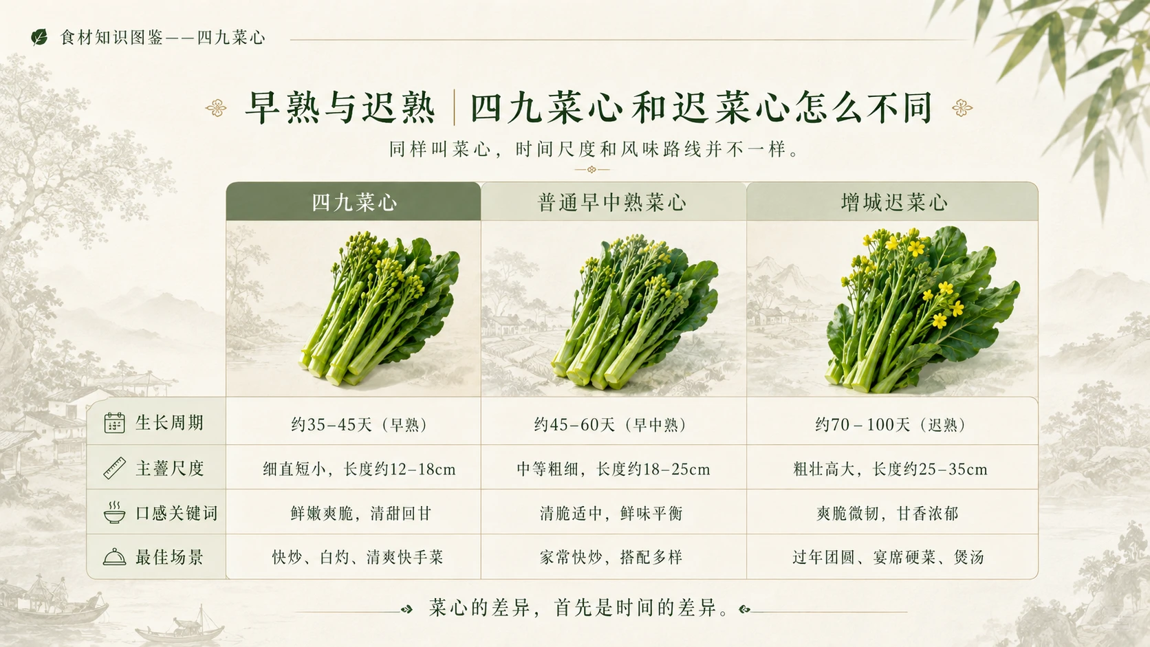 万物知识图鉴系列作品PPT——四九菜心 - 预览图8