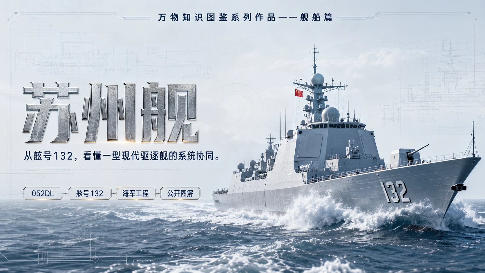万物知识图鉴系列作品PPT——苏州舰 - 预览图1