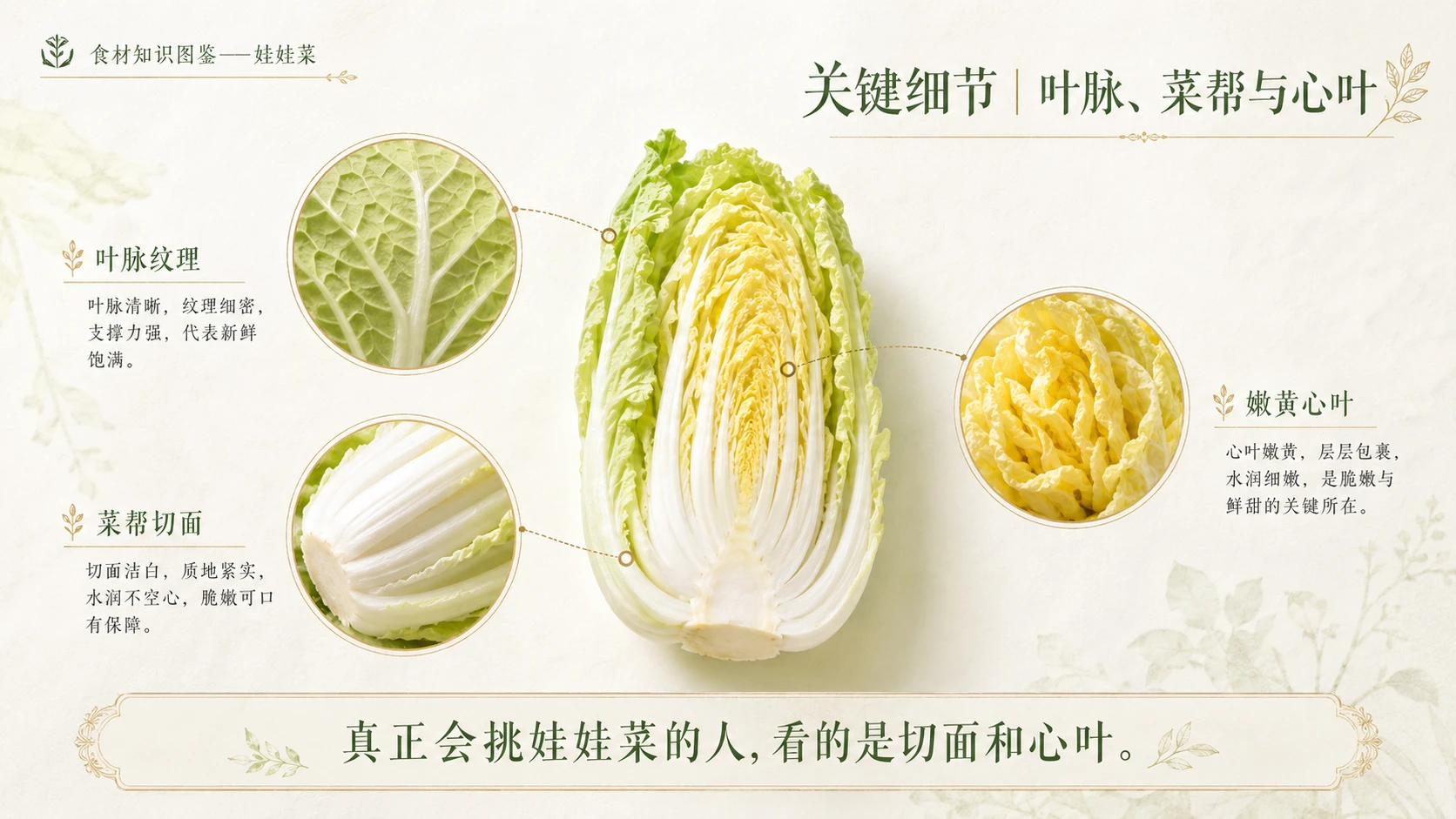 万物知识图鉴系列作品PPT——娃娃菜 - 预览图7