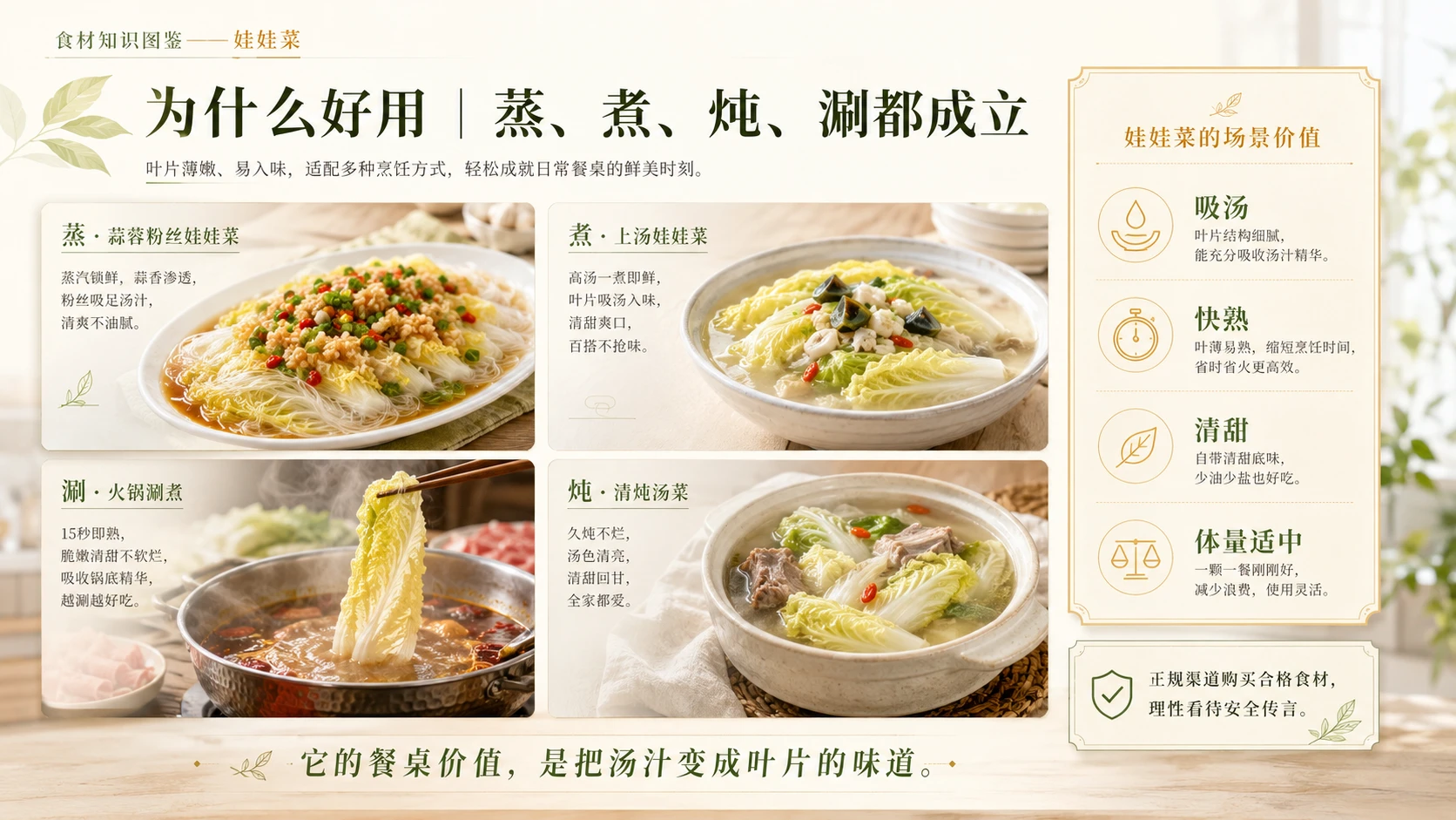 万物知识图鉴系列作品PPT——娃娃菜 - 预览图9