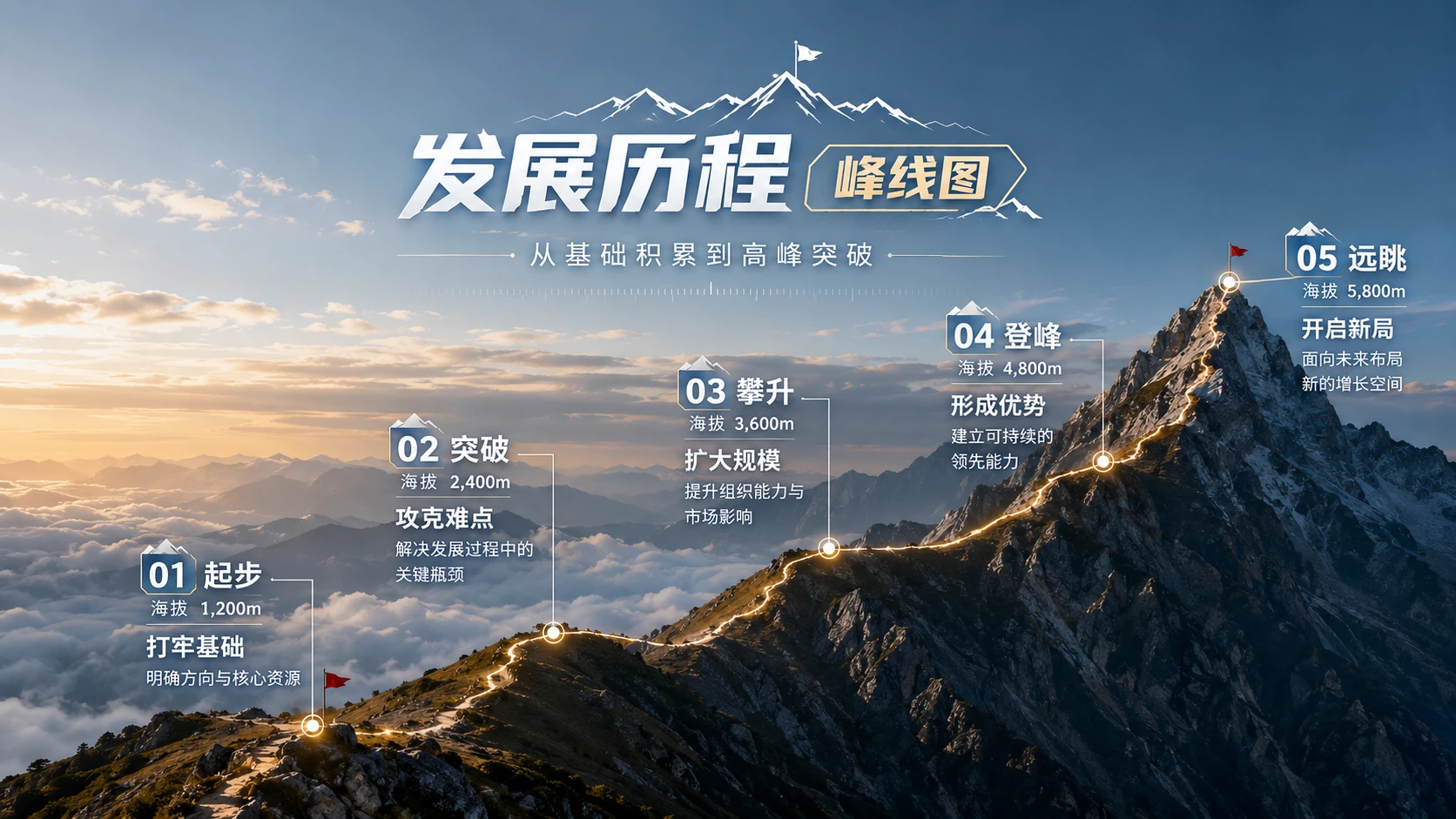 创意时间轴｜PPT时间轴灵感库 - 预览图8