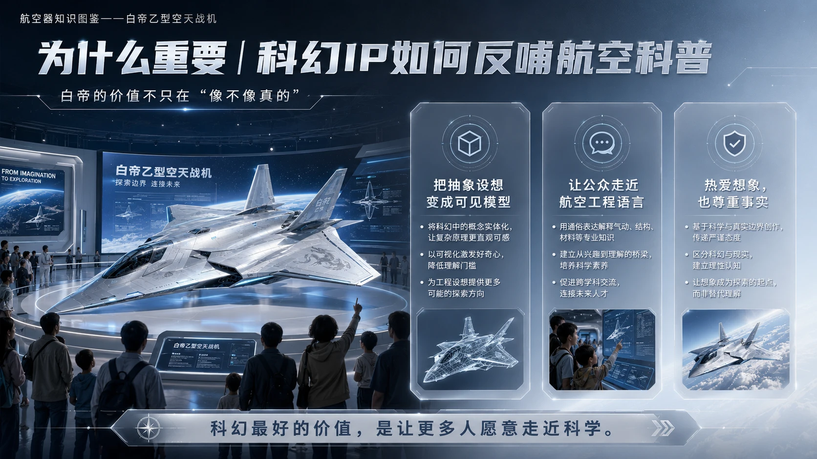 万物知识图鉴系列作品PPT——白帝乙型空天战机 - 预览图9