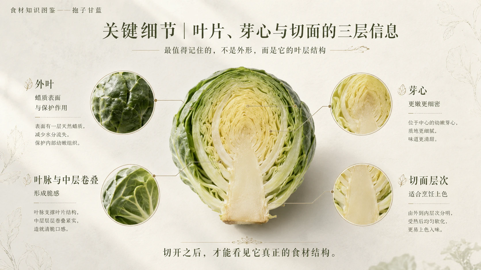 万物知识图鉴系列作品PPT——抱子甘蓝 - 预览图7