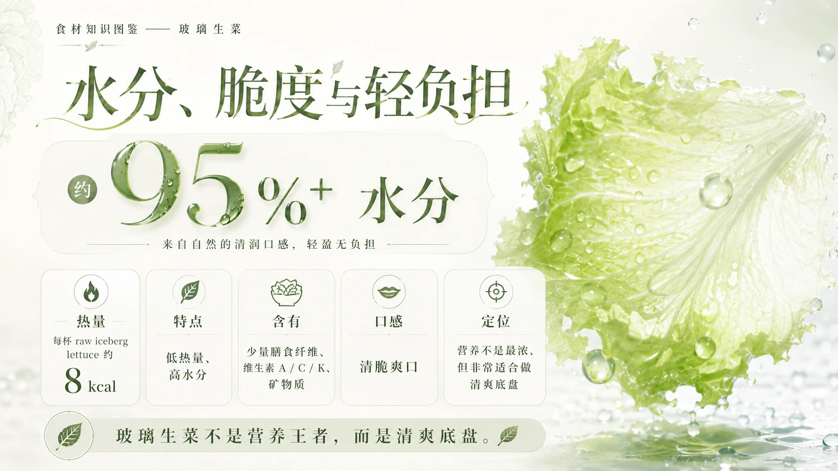 万物知识图鉴系列作品PPT——玻璃生菜 - 预览图4