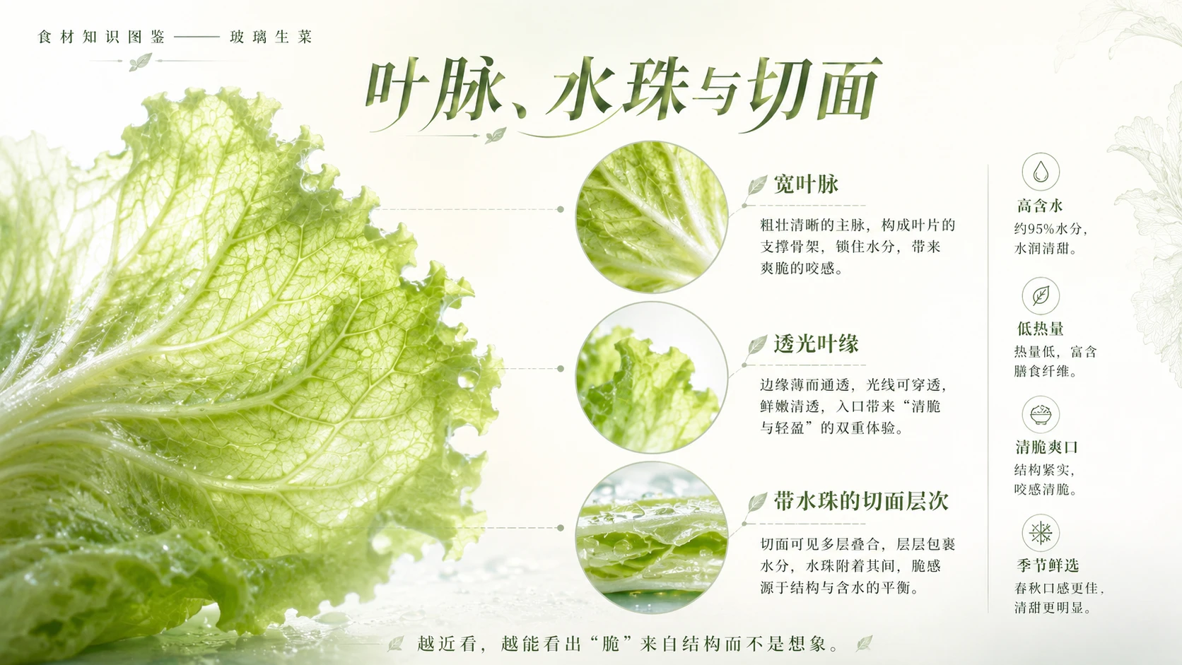 万物知识图鉴系列作品PPT——玻璃生菜 - 预览图7