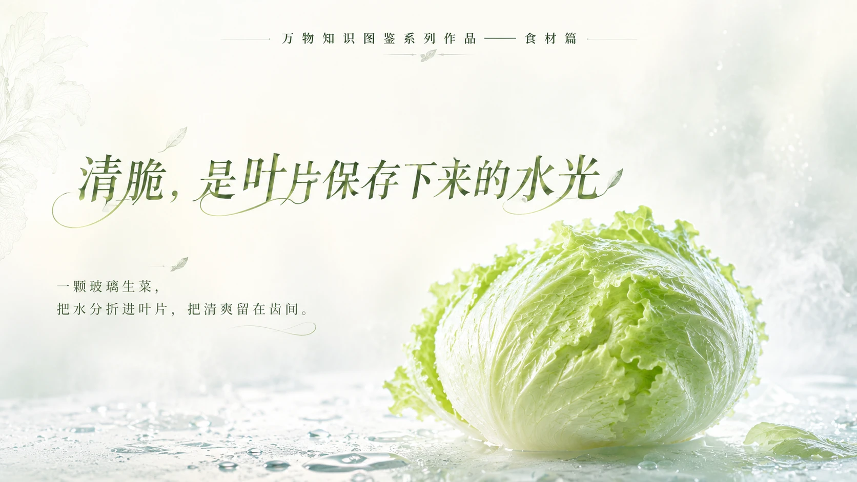 万物知识图鉴系列作品PPT——玻璃生菜 - 预览图10