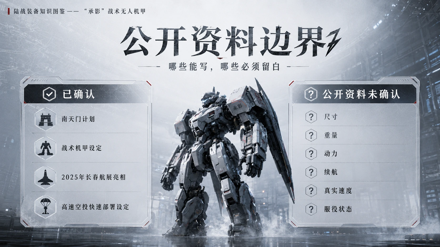 万物知识图鉴系列作品PPT——承影战术无人机甲 - 预览图4