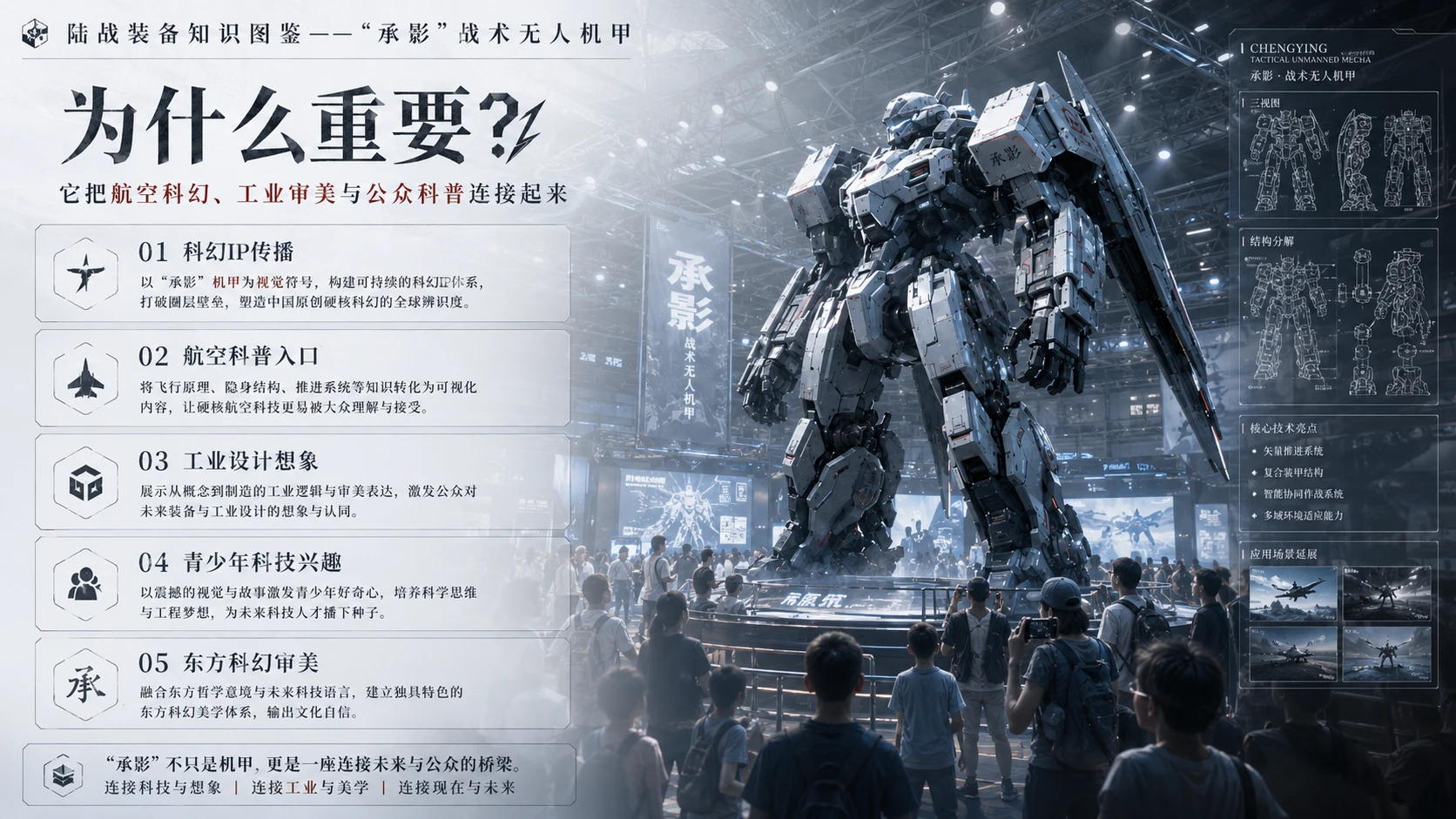 万物知识图鉴系列作品PPT——承影战术无人机甲 - 预览图9