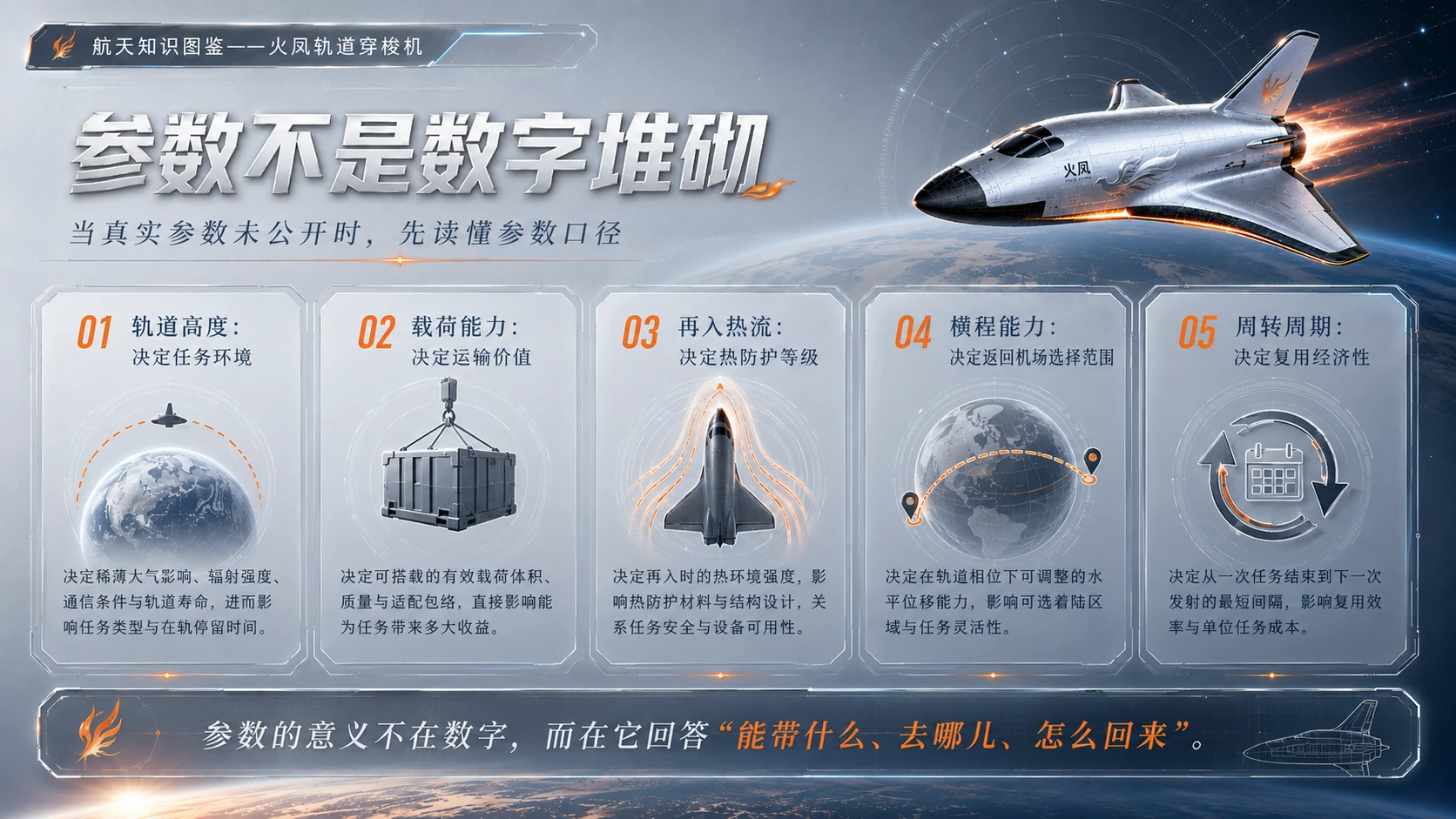 万物知识图鉴系列作品PPT——火凤轨道穿梭机 - 预览图4