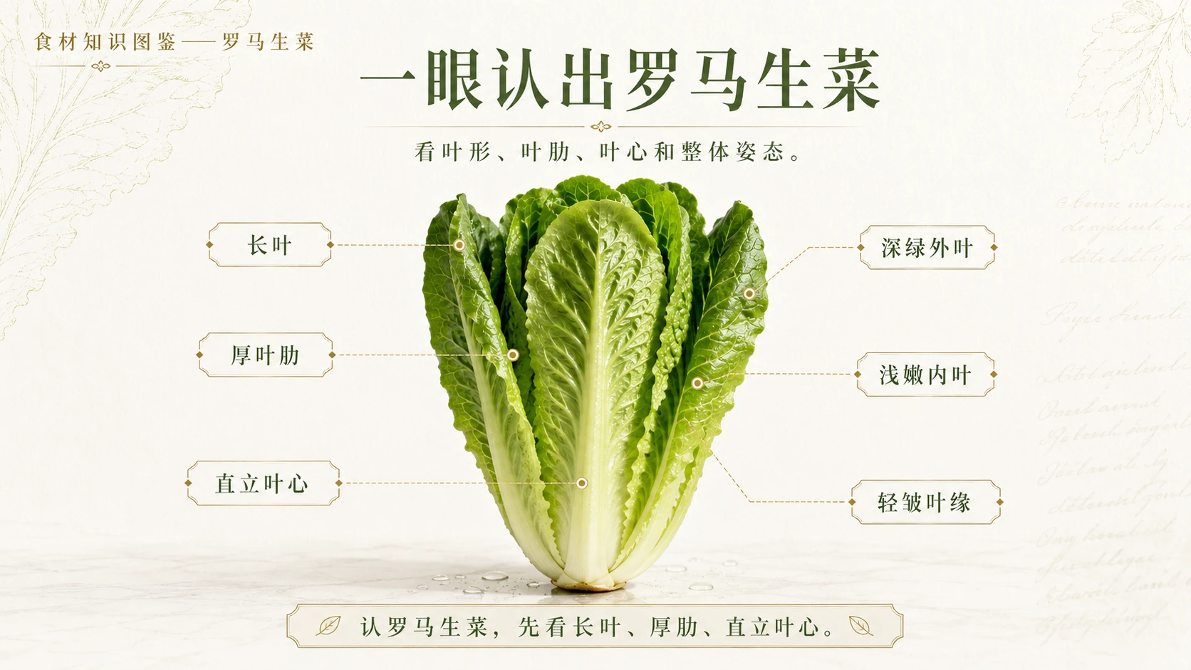 万物知识图鉴系列作品PPT——罗马生菜 - 预览图3