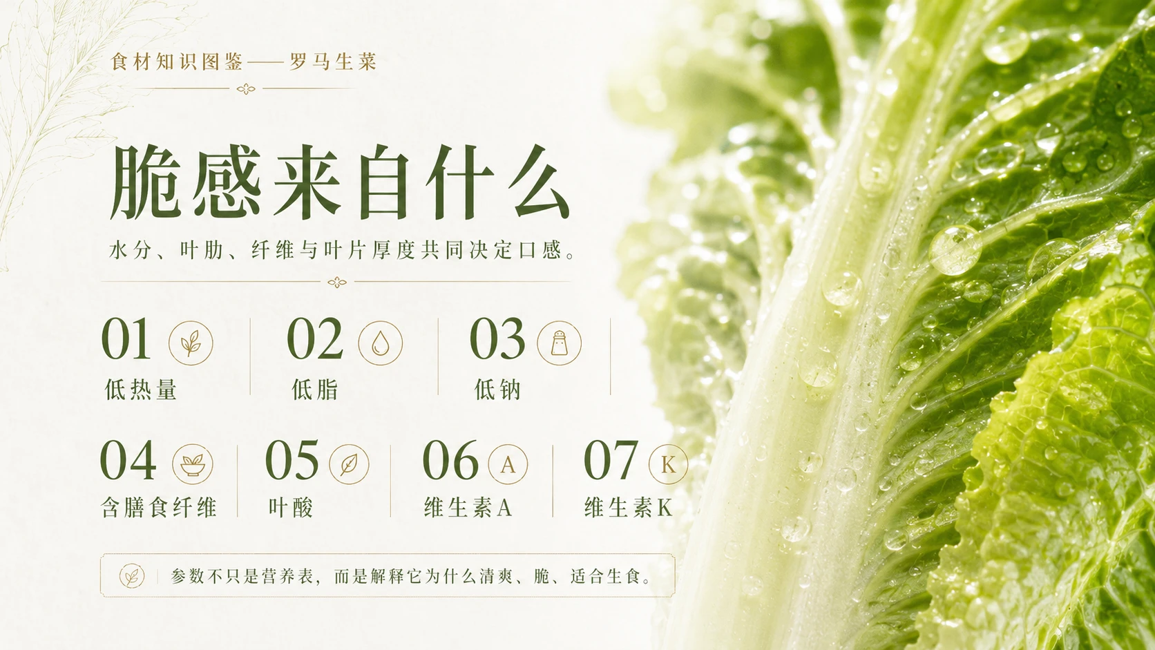 万物知识图鉴系列作品PPT——罗马生菜 - 预览图4