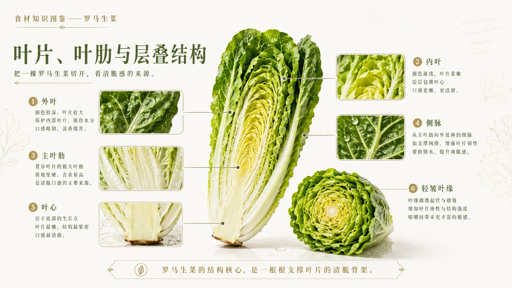 万物知识图鉴系列作品PPT——罗马生菜 - 预览图5