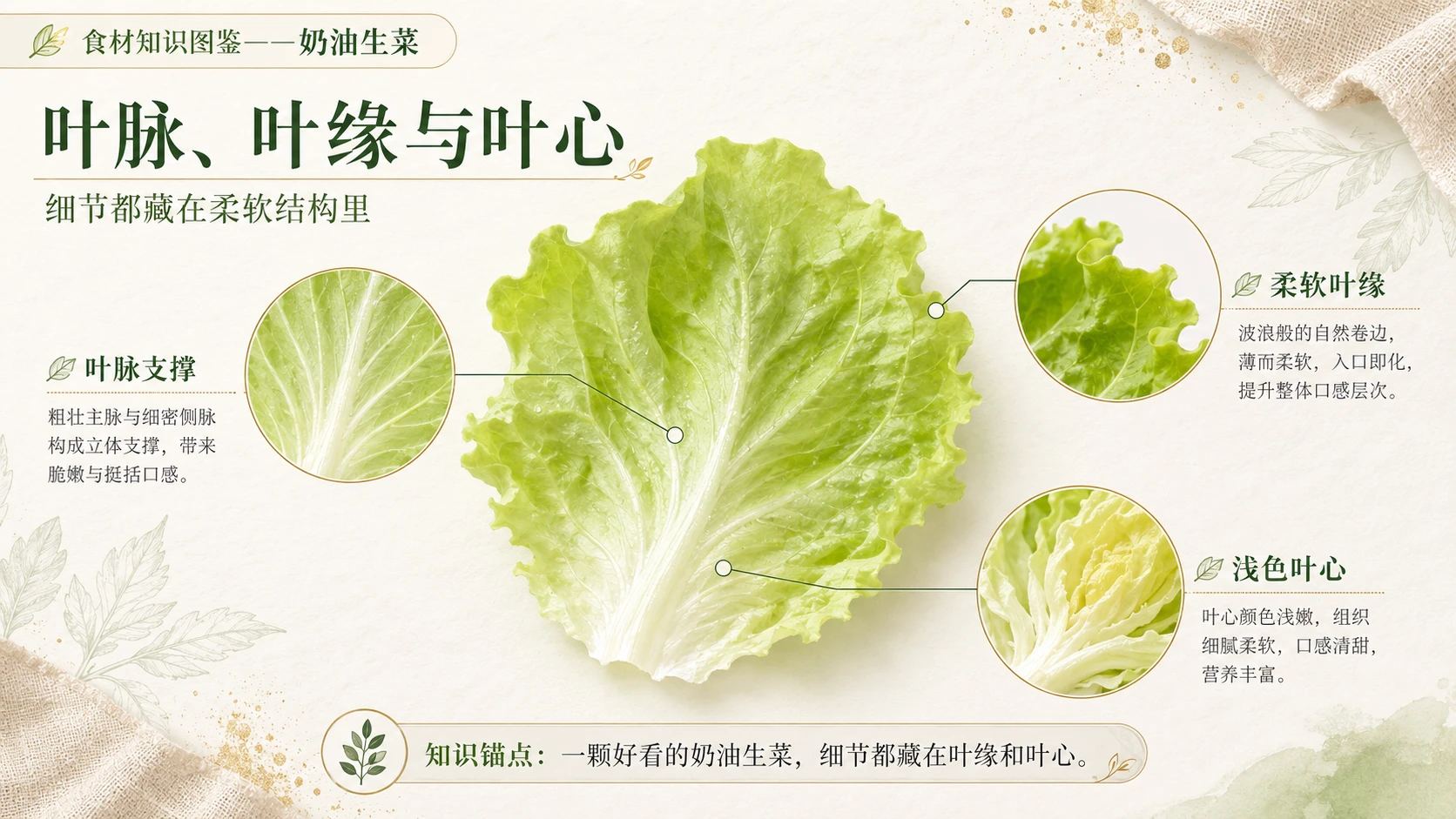 万物知识图鉴系列作品PPT——奶油生菜 - 预览图7