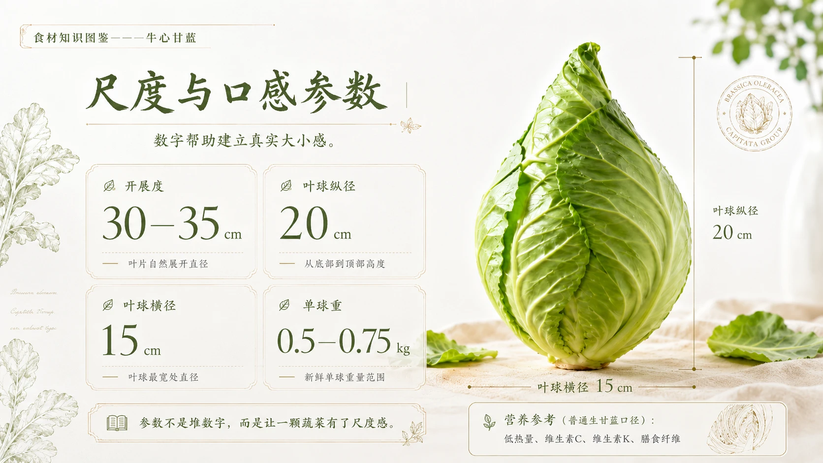 万物知识图鉴系列作品PPT——牛心甘蓝 - 预览图4