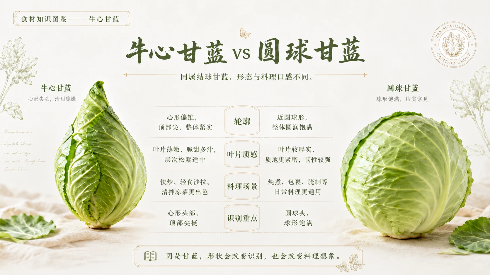 万物知识图鉴系列作品PPT——牛心甘蓝 - 预览图8