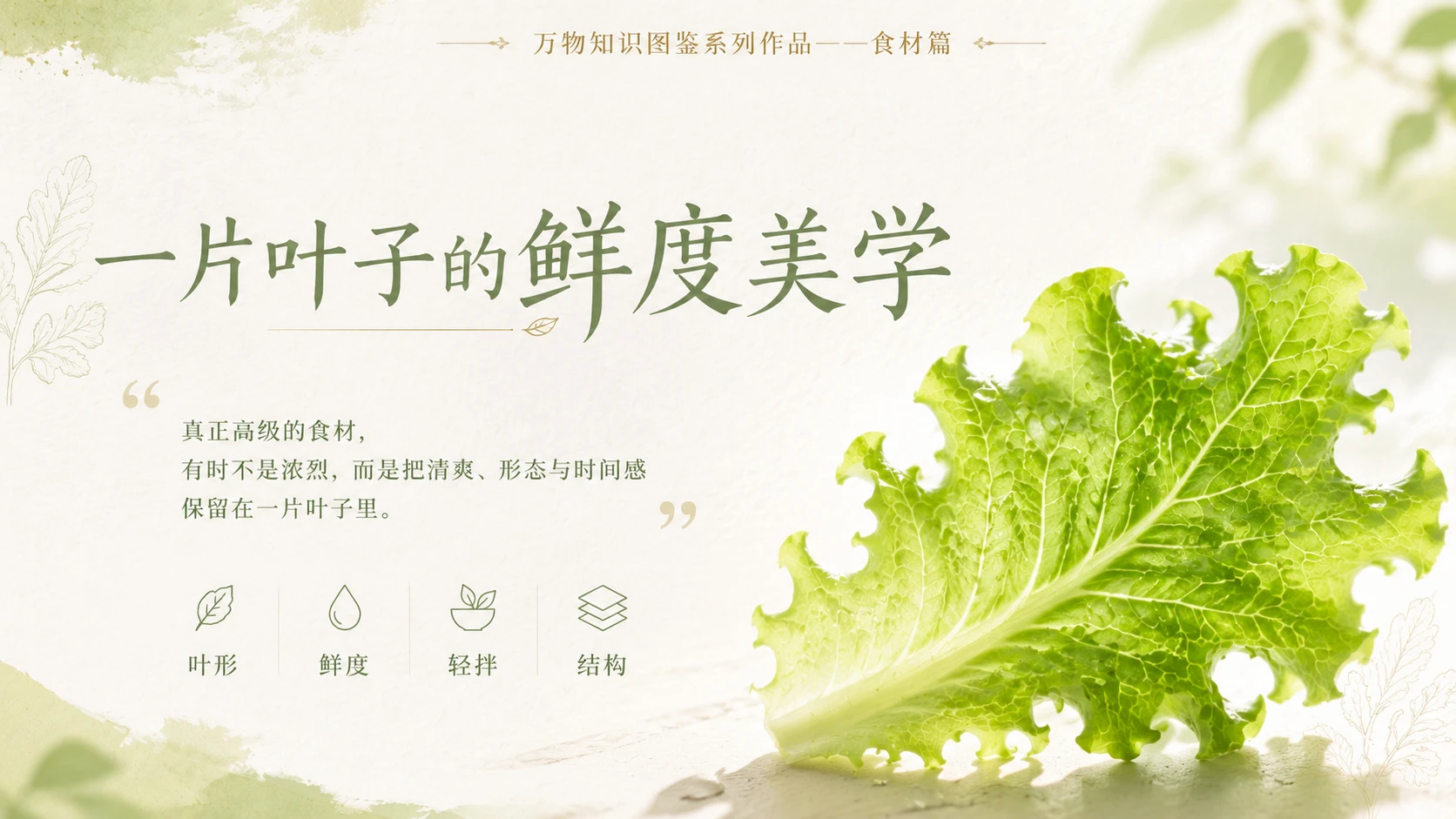 万物知识图鉴系列作品PPT——橡叶生菜 - 预览图10