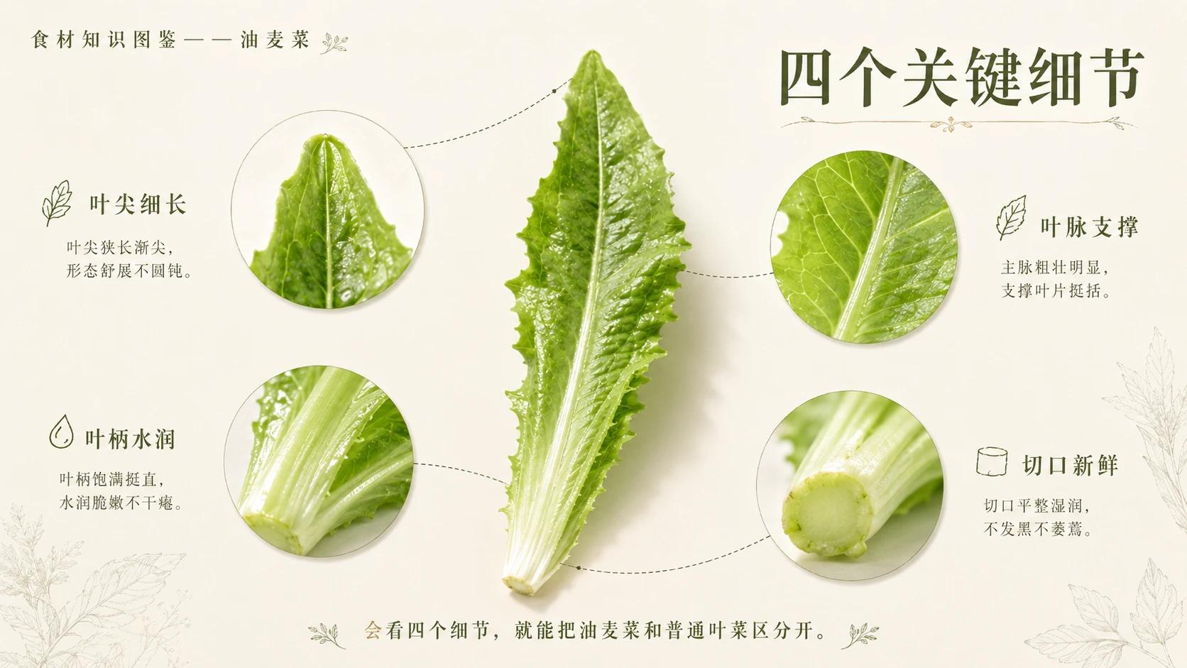 万物知识图鉴系列作品PPT——油麦菜 - 预览图7