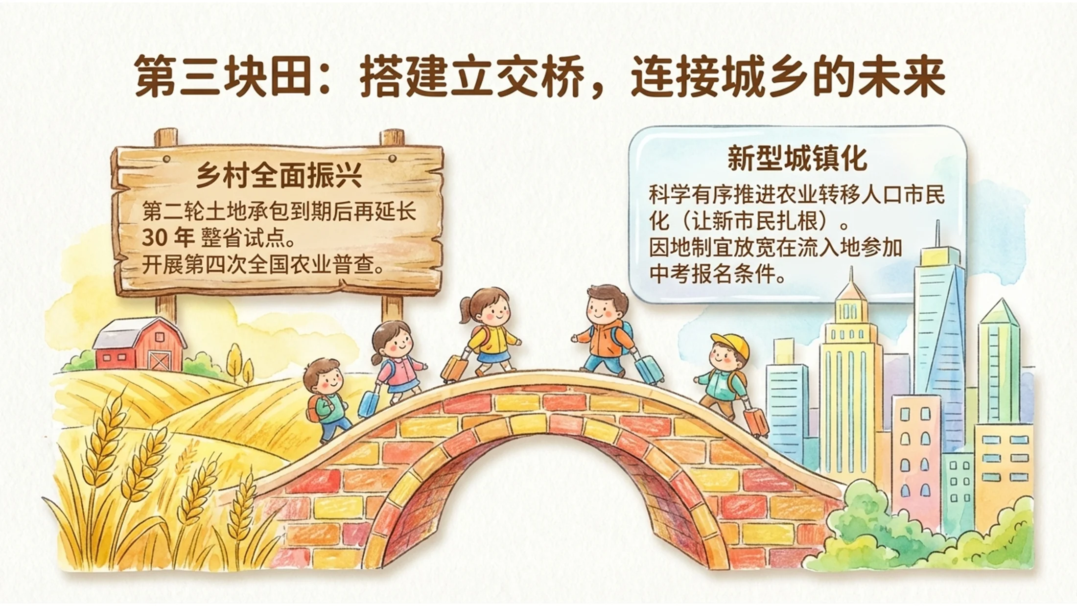 儿插风格（naive art）风格政府工作报告PPT - 预览图10