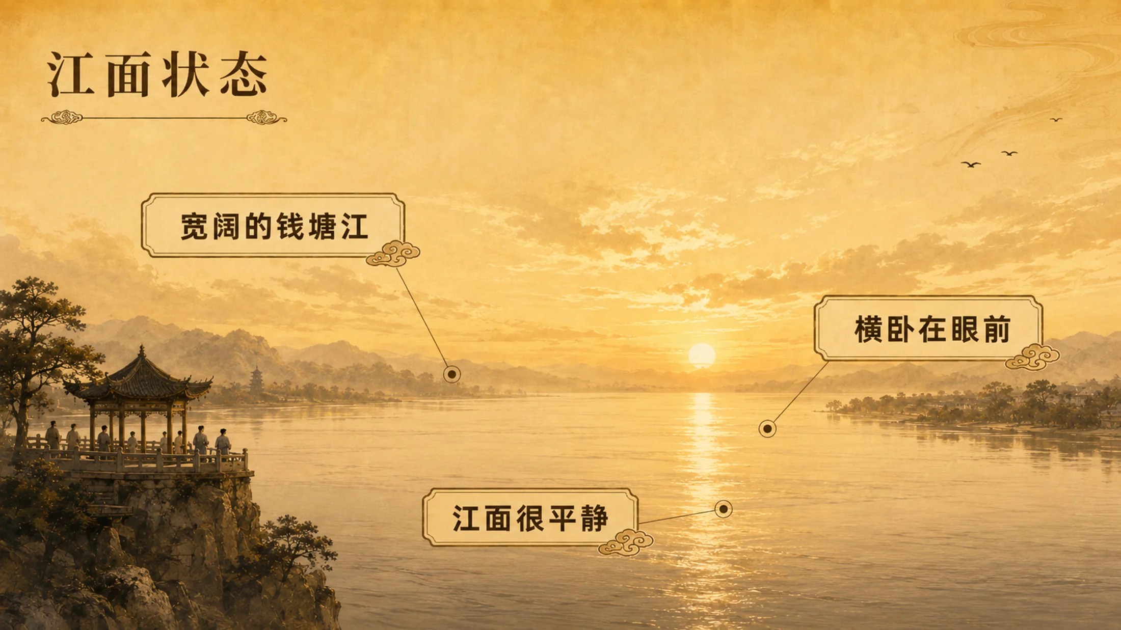 部编版小学语文四年级上册《观潮》PPT课件｜钱塘江大潮公开课模板 - 预览图7