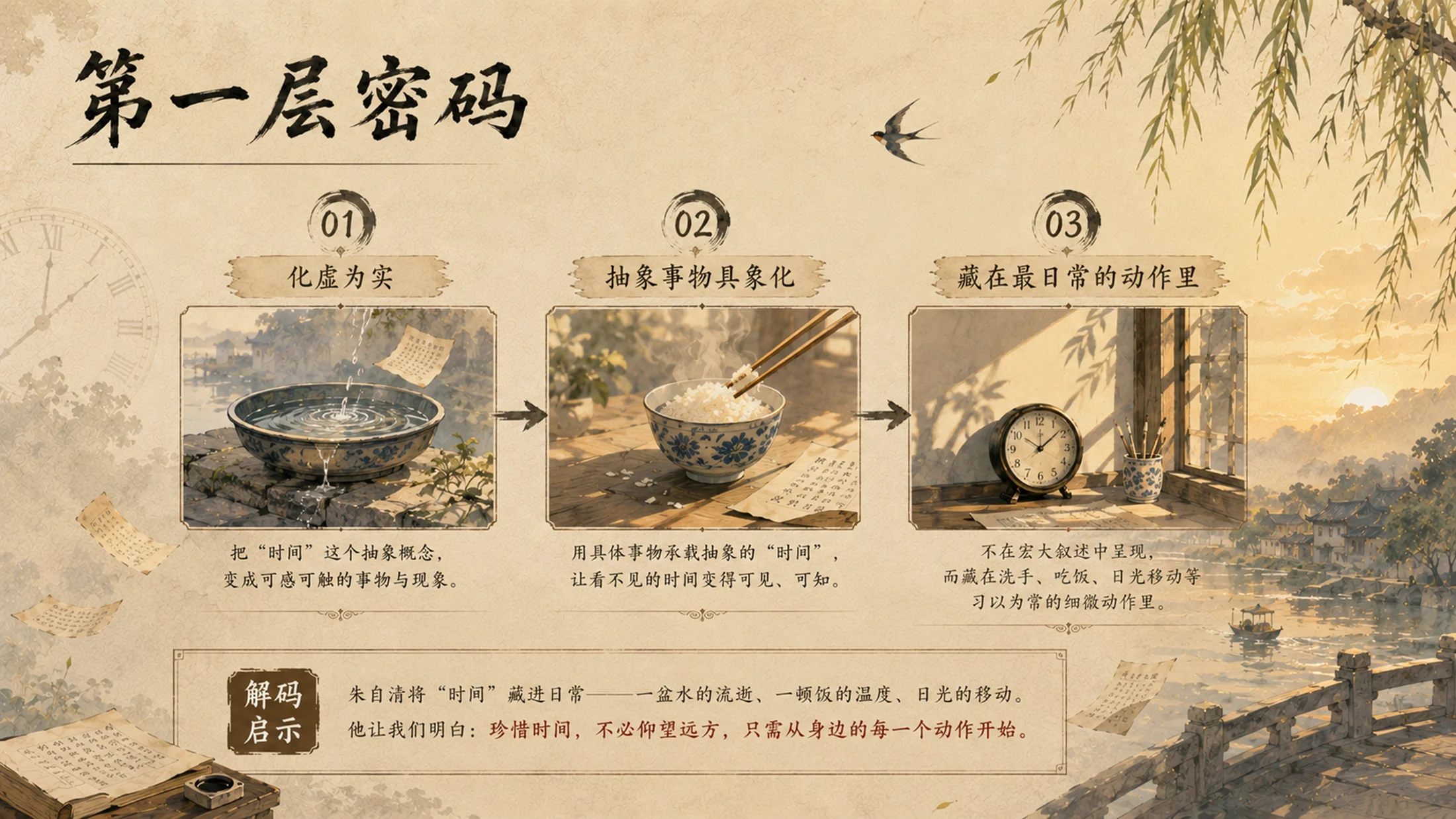 部编版小学语文六年级下册《匆匆》PPT课件｜朱自清散文诗意公开课模板 - 预览图11