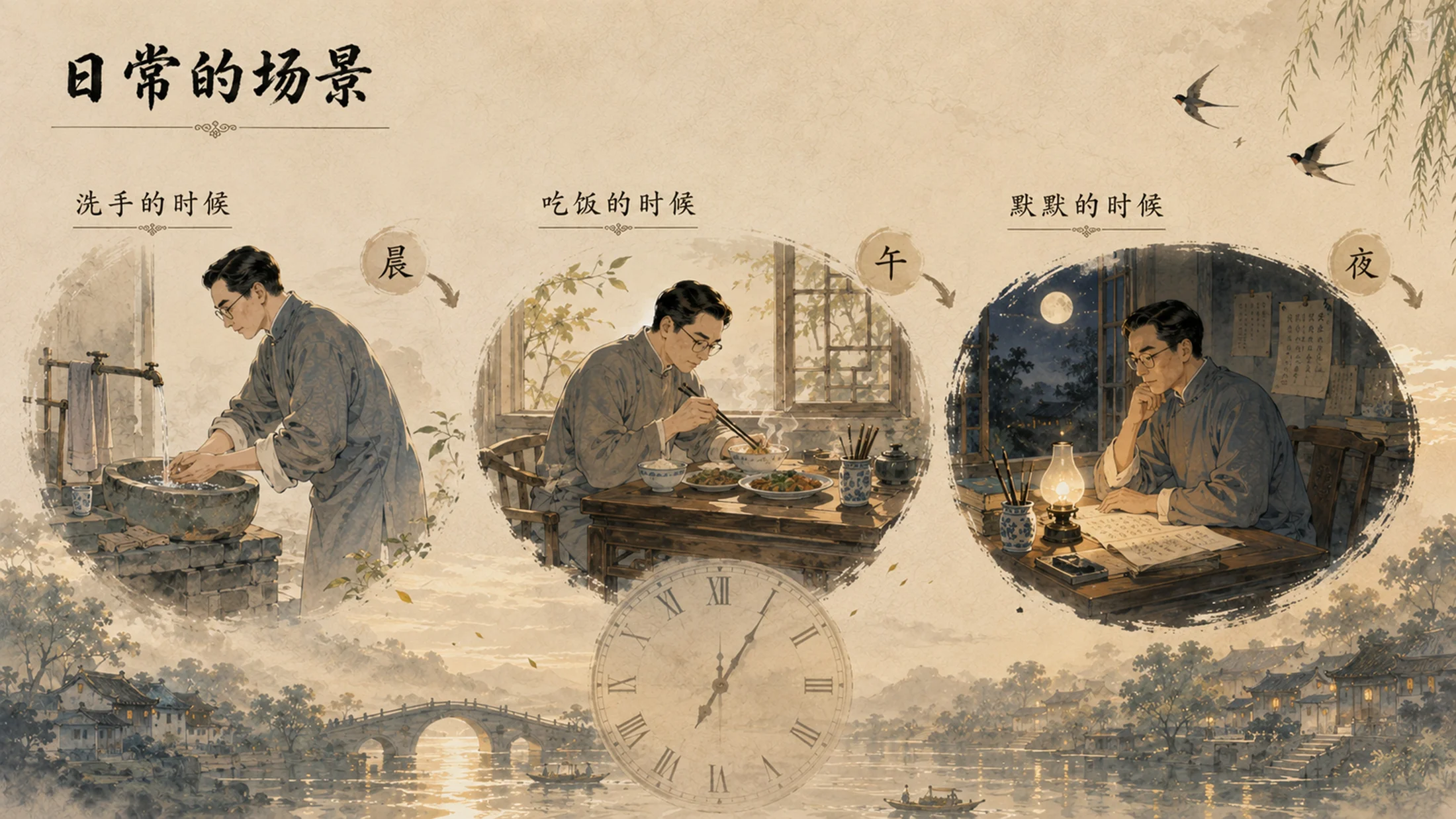 部编版小学语文六年级下册《匆匆》PPT课件｜朱自清散文诗意公开课模板 - 预览图9
