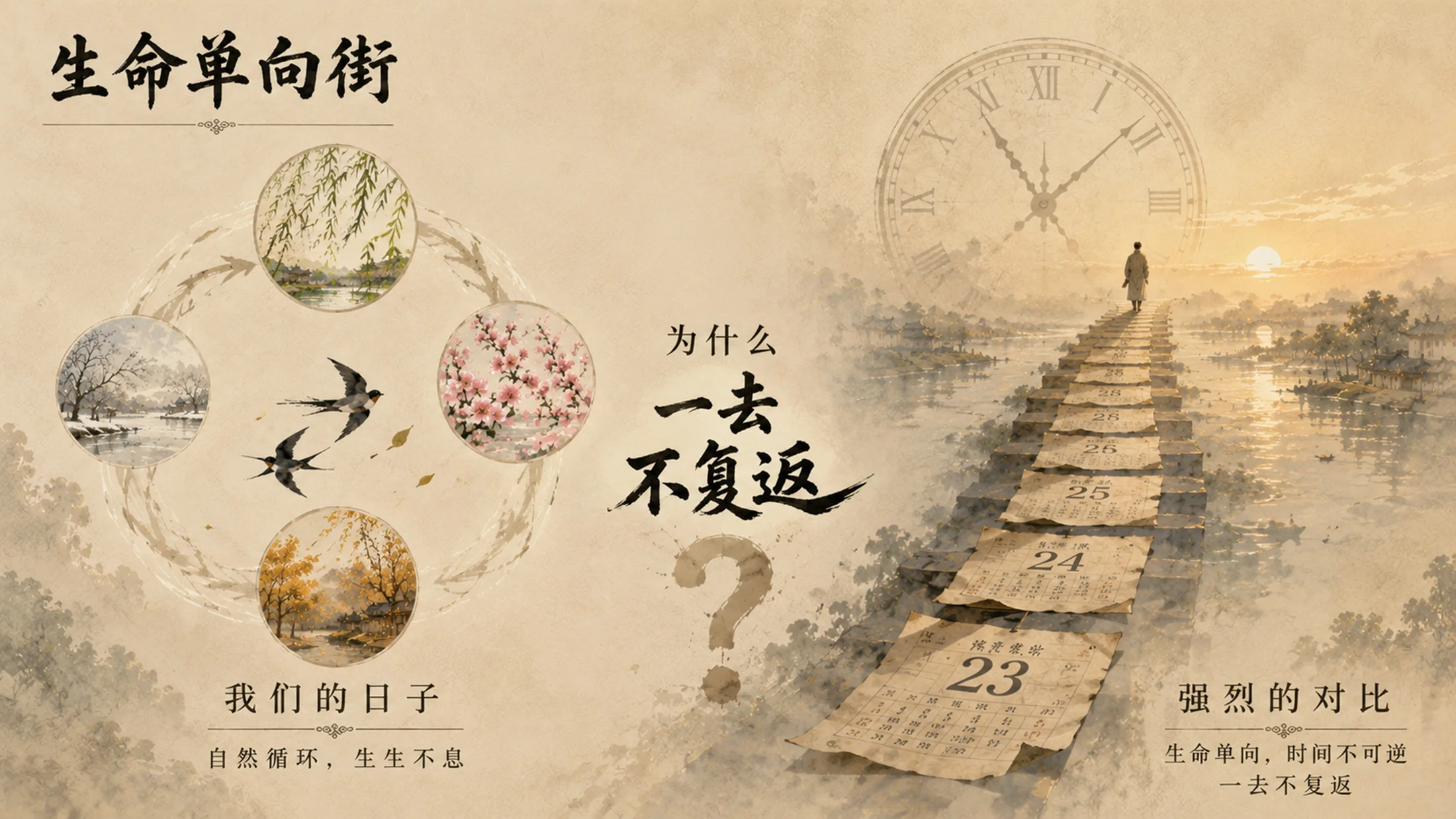 部编版小学语文六年级下册《匆匆》PPT课件｜朱自清散文诗意公开课模板 - 预览图10
