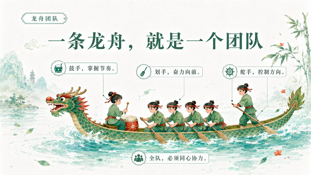 传统文化科普端午节课件：粽香端午龙舟破浪PPT - 预览图13