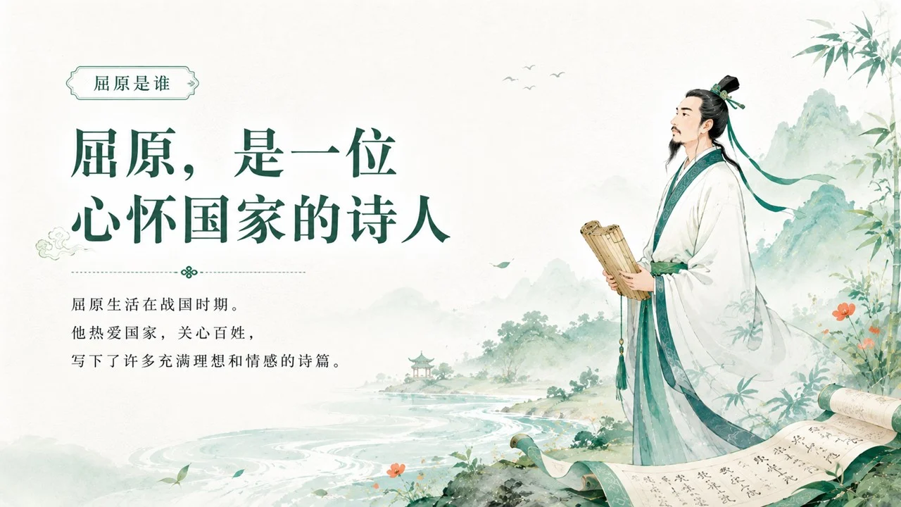 传统文化科普端午节课件：粽香端午龙舟破浪PPT - 预览图7