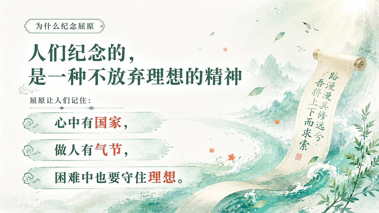 传统文化科普端午节课件：粽香端午龙舟破浪PPT - 预览图8