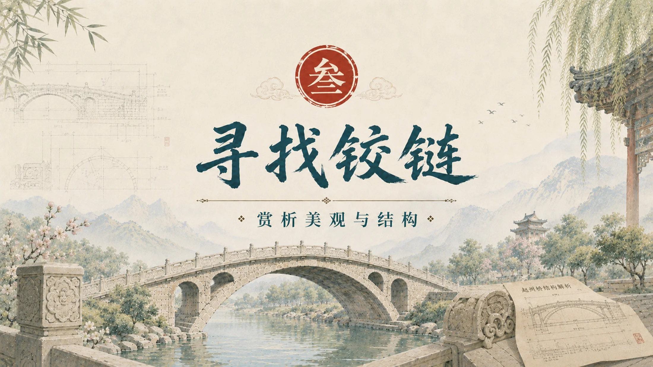 部编版小学语文三年级下册《赵州桥》PPT课件｜中华传统文化古建公开课模板 - 预览图13