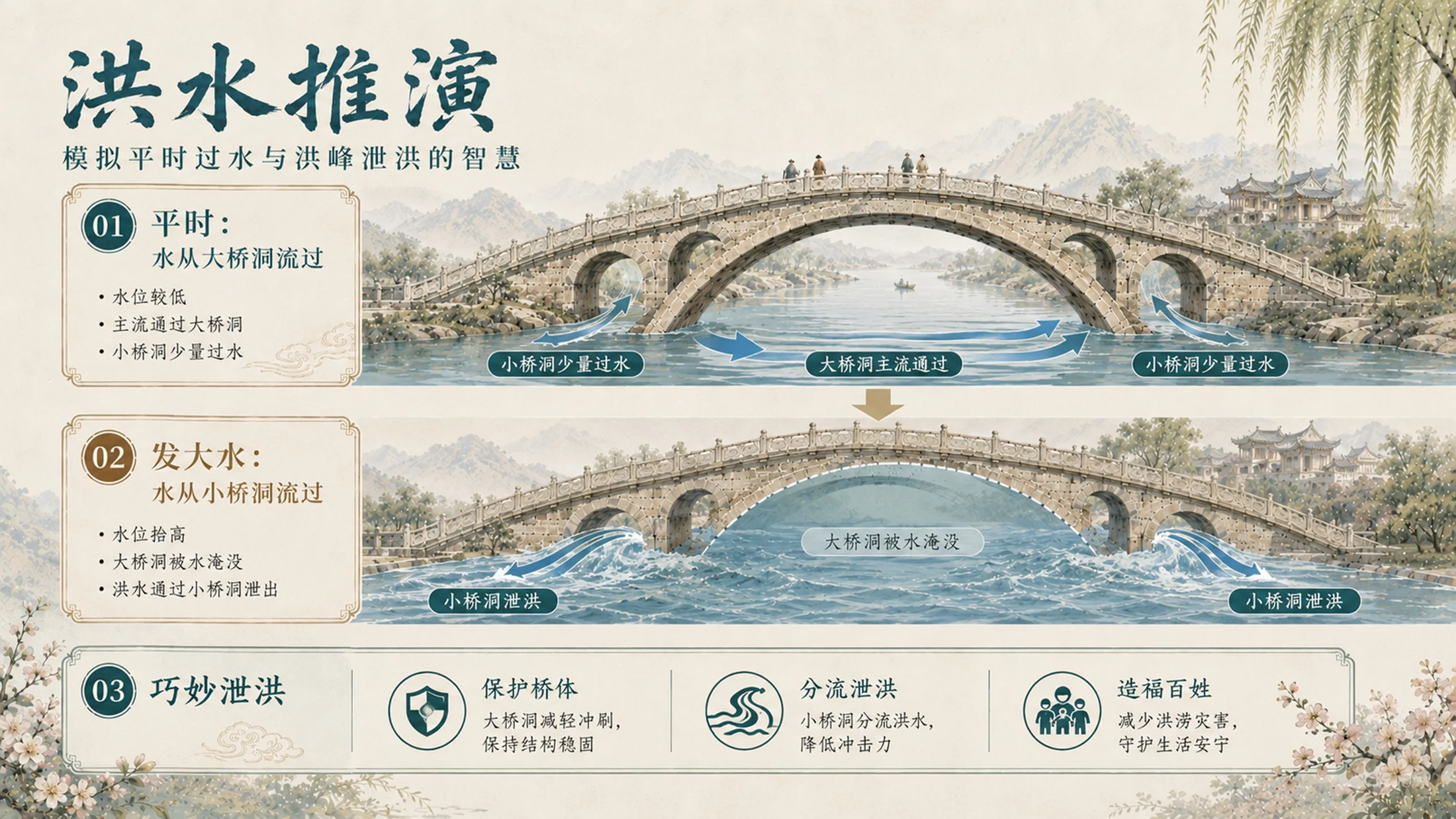 部编版小学语文三年级下册《赵州桥》PPT课件｜中华传统文化古建公开课模板 - 预览图10