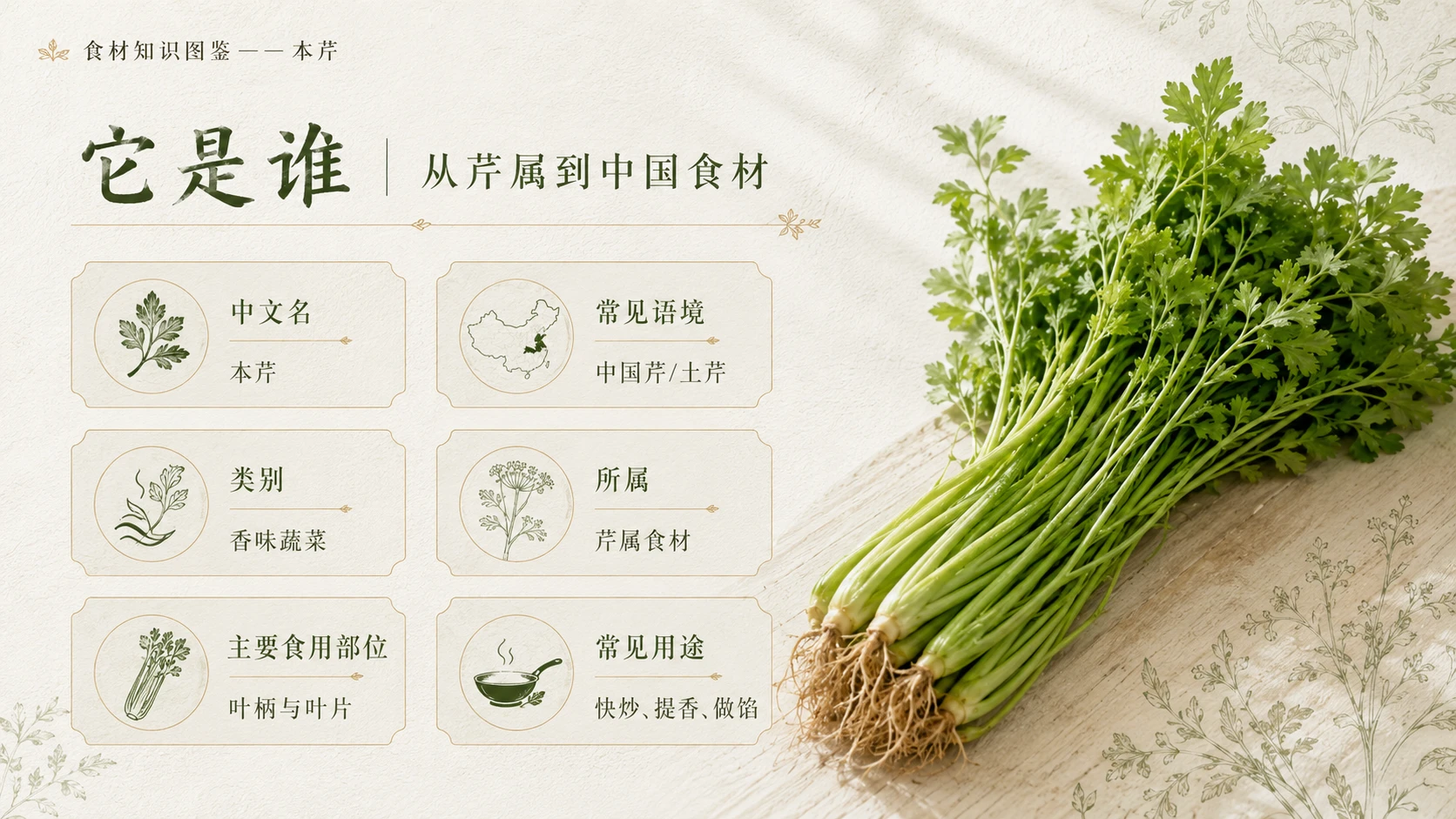 万物知识图鉴系列作品PPT——本芹 - 预览图2