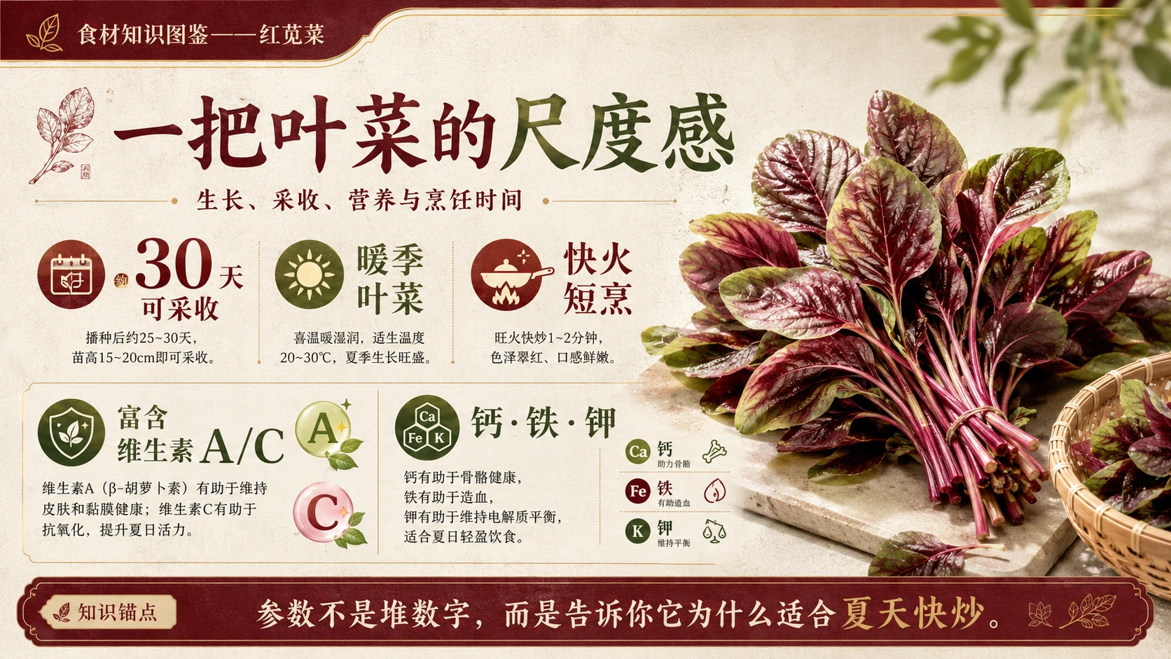 万物知识图鉴系列作品PPT——红苋菜 - 预览图6